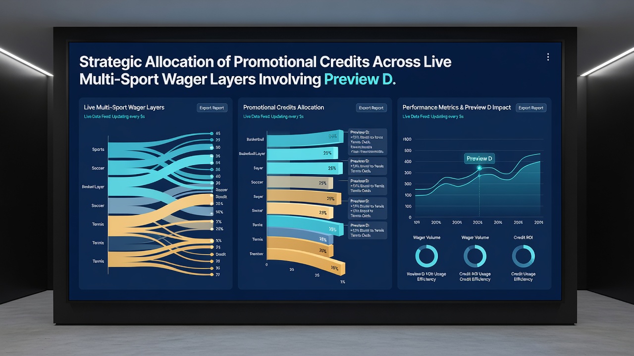 Cross-sport live betting layers showing credit movement between football, tennis and horse racing