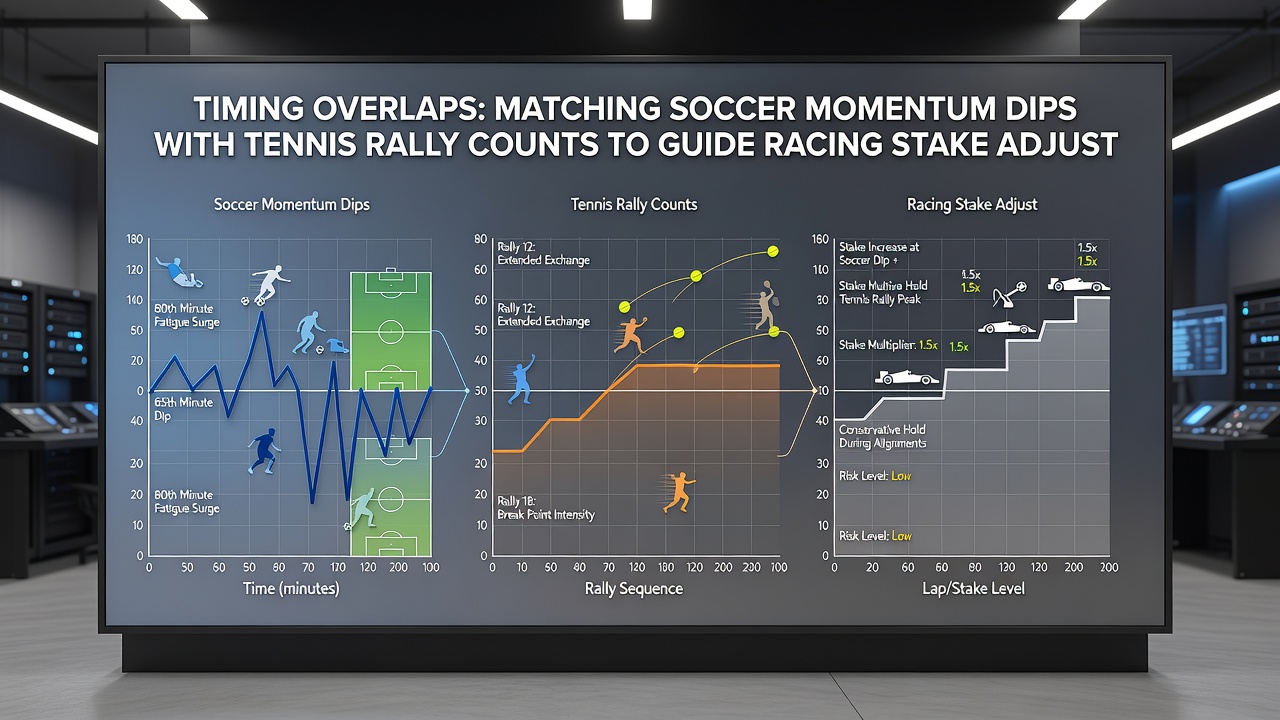 Data visualization showing overlapping timelines across soccer, tennis, and racing events